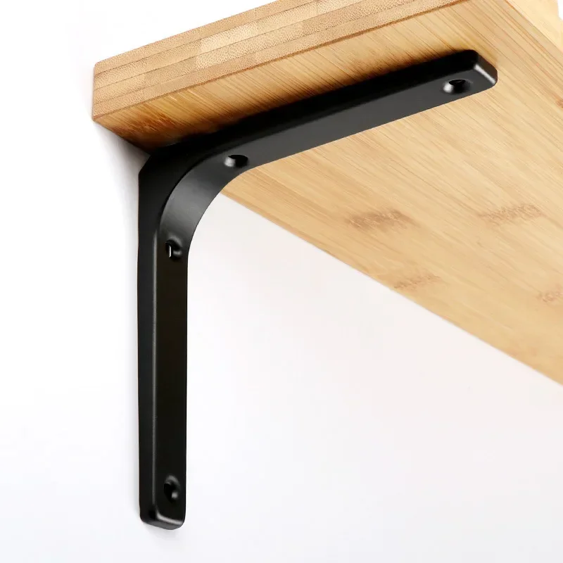 1pcs Stainless Steel Shelf Thickened Wall L-shaped Fixed Bracket Support Shelf Support Frame L word protection angle de meuble