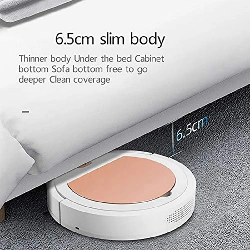 

1Piece Robot Vacuum Cleaner GNHT SDJ-168 Household USB Charging Automatic Cleaner Sweeping Robot Vacuum Cleaner White