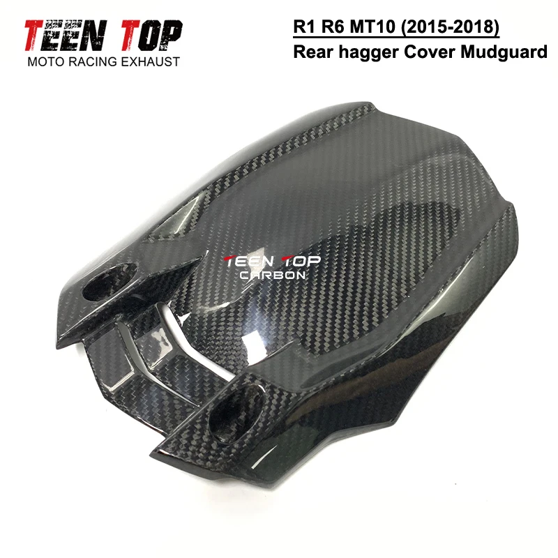 

Углеродное волокно R1 R6 MT10 задняя крышка Hagger брызговик 2015 2016 2017 2018 выхлопная углеродная часть мотоцикла для Yamaha R1 задний брызговик