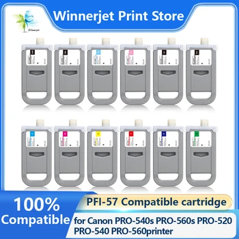 Cartuccia d'inchiostro compatibile Winnerjet PFI57 PFI 57 PFI-57 per stampanti Canon ImagePROGRAF PRO-540s PRO-560s PRO-520 PRO-540 PRO-560