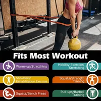 Silicone Pull Up Bands Resistance Bands,5 Resistance Levels Assistance Bands for Fitness Home Gym Working Out, Muscle Training - Image 4