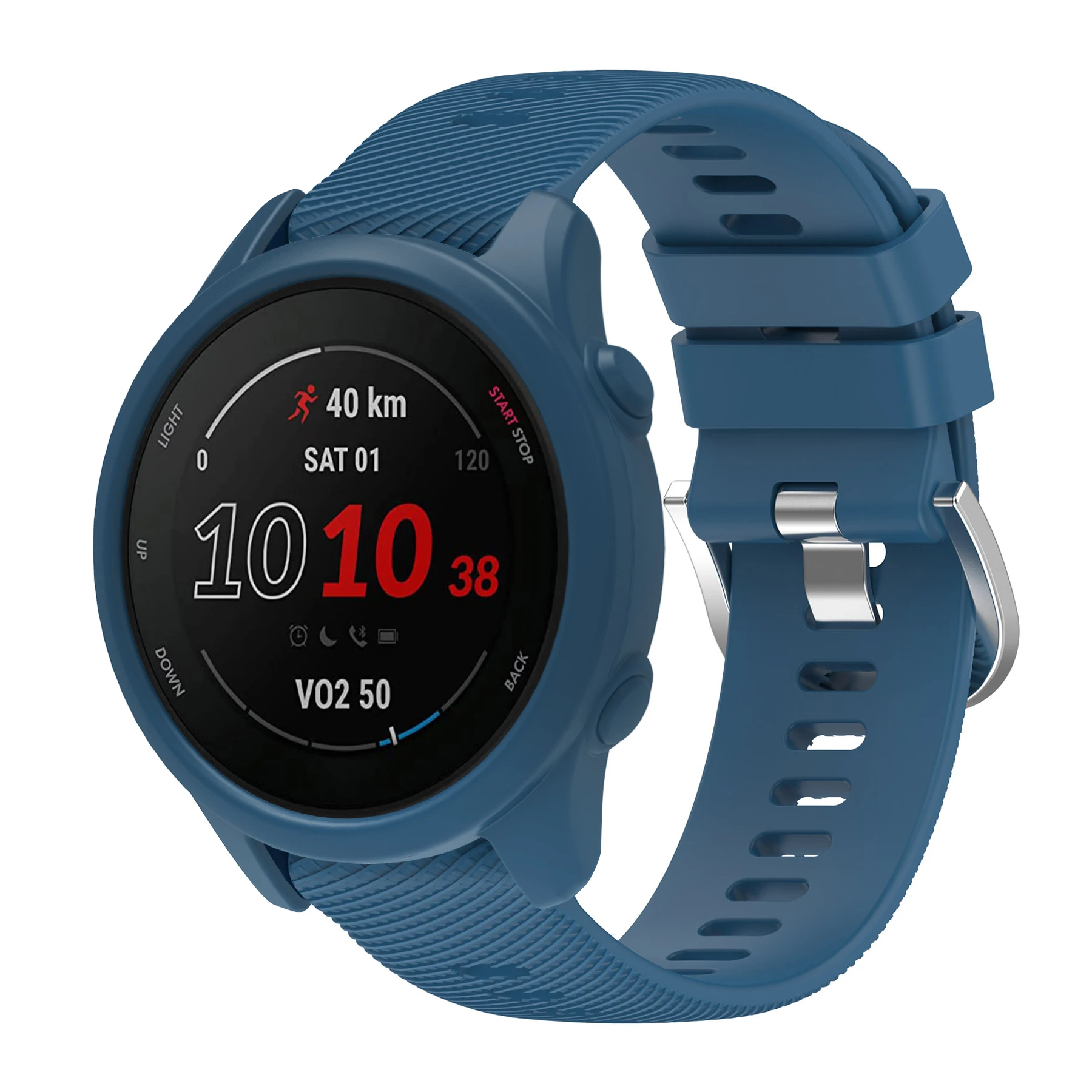 Silicone Sport Watchband and Case Set