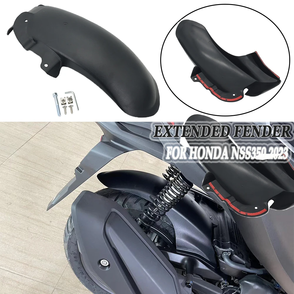 

Для Honda NSS350 NSS 350 2023, новое заднее колесо для мотоцикла, расширенное крыло, заднее расширение шины, комплект брызговиков
