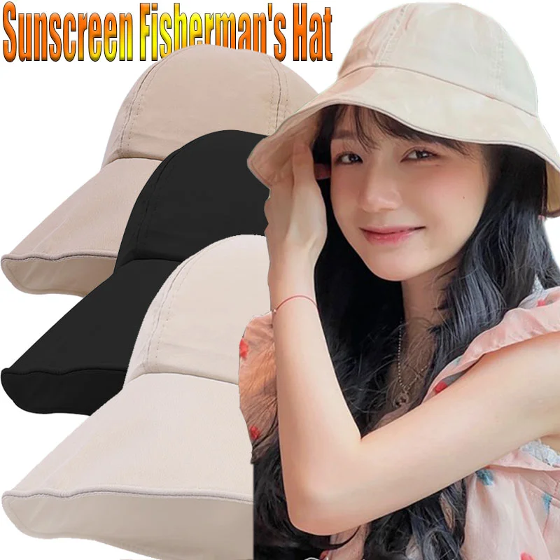 

14 Styles Women Bucket Hat Summer Foldable Sunscreen Panama Fisherman Hat Female Outdoor Sun Prevent Hat Travel Beach Cap