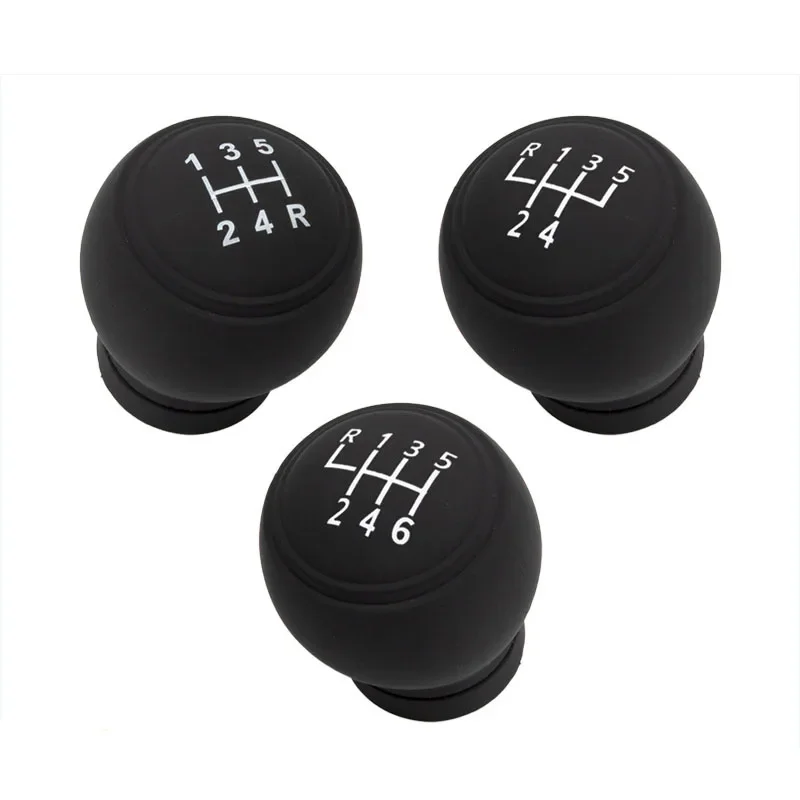 2PCS Universal Gear Shift Knob Silicone Cover Gear Rod Protect Dustproof WaterProof Lever Handle Skin Nonslip Manual Shifter 6