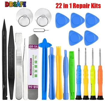 Kit di strumenti per la riparazione di telefoni cellulari 22 in 1 - Set di smontaggio multifunzione con cacciavite antiscivolo per iPhone