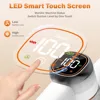 2025 Tikom Cordless Vacuum Cleaner for Home, 40000Pa/450W Stick Vacuum with LED Touch Screen, Charging Wall Dock, Anti-Tangle 3