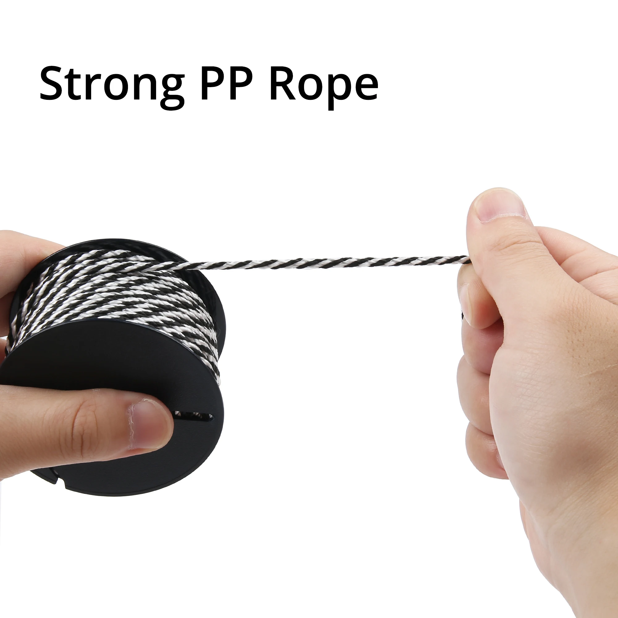 3mmx20m Utility Polypropylene Cord 8 Braided PP Rope Home Decor Craft DIY Hang Tag Christmas Gift Packing Multipurpose String