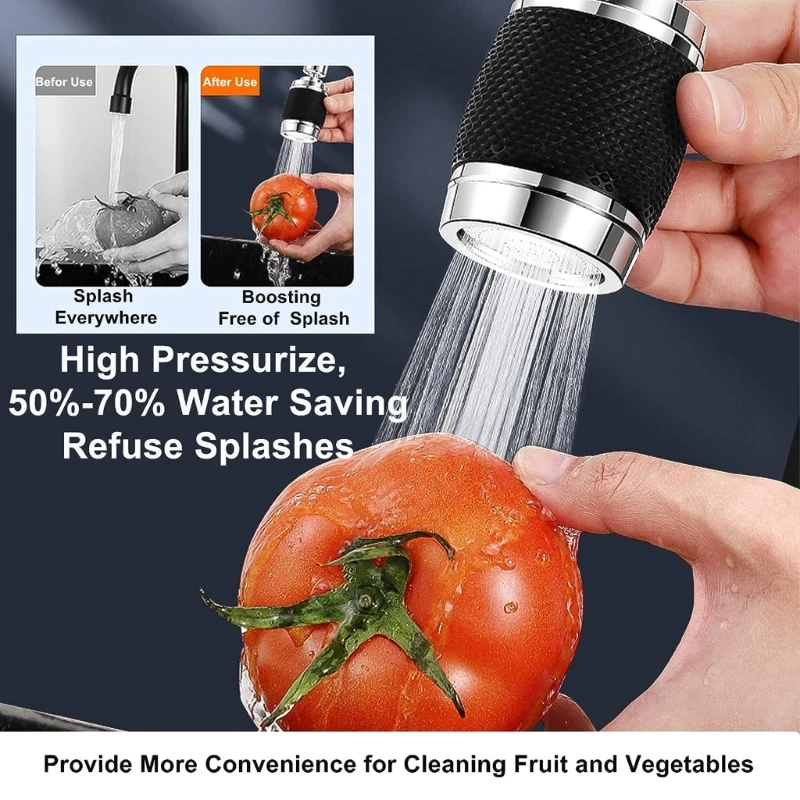 New Faucet Sprayer 360&deg; Flexible Sink Faucet Tap Nozzles Extension Adapter