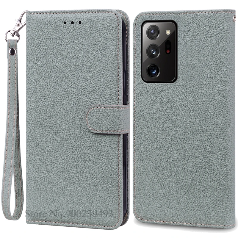 Leather Flip Wallet Case - Stylish Protection & Storage