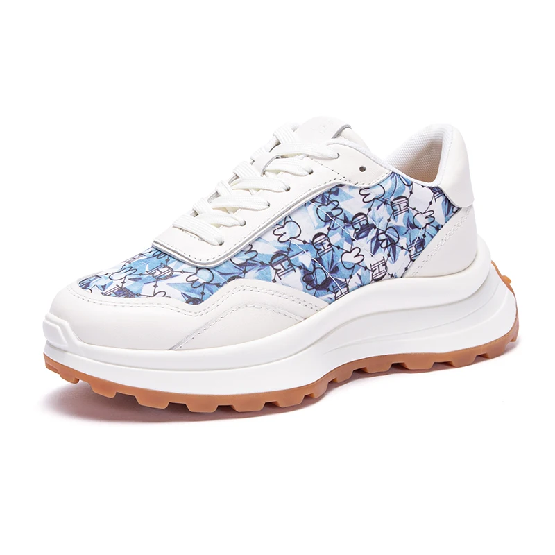 

Women Spring Women Tennis Shoes Heightened White Thick Sole Shoes Fitness Heightened Breathable Casual Shoes