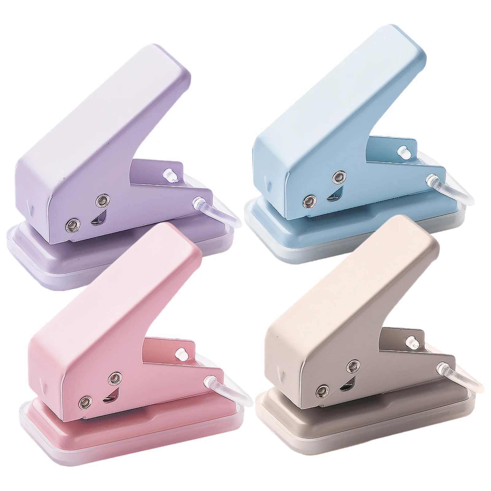

Mini Hole Punch Single Ring Portable Cute Round Hole Paper Puncher Kawaii Office School Stationery Binding Supplies Xmas gifts