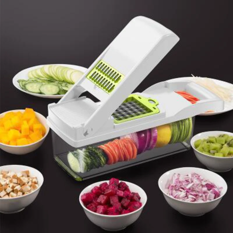 Vegetable Slicer Chopper Multifunctional Fruit Potato Carrot Peeler Grater  Cutter Shredded Tool Kitchen Accessories 7 In 1 Set