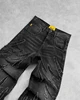 Baggy Jeans for Men Y2k Hip Hop Distressed Retro Black Pants  Oversized Embroidery Harajuku Gothic Wide Leg Trousers Streetwear 4