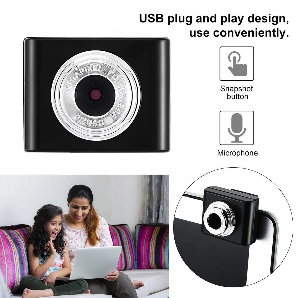 Mini Webcam High Definition Multifunctional Computer Web Cameras Desktop Laptop USB Convenient Computer Accessory pc webcam,pc web camera,computer camera