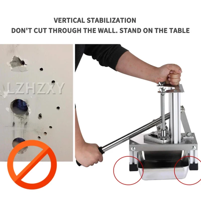 Vegetable Fruit Slicer 7MM/10MM/14MM Home Potato Tomato Food Dicer Manual Cutting Machine Kitchen Gadgets Commercial