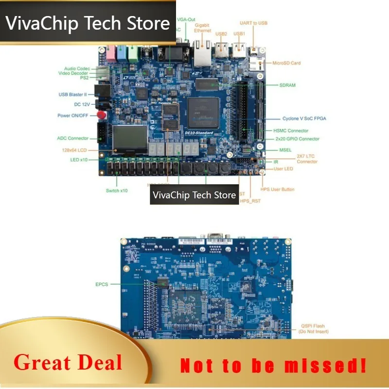 VivaChip TechEducational Diy Kit 전자 Fpga Pcb 데모 보..