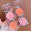 Embossed Petals Blush Peach Pink Orange Tint Makeup Blush Palette Cheek Contour Rouge Cosmetics Long-lasting Face Brightens 3