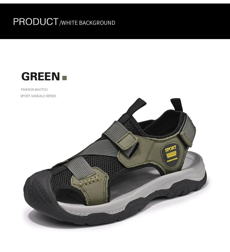 Summer Men's Sandals Beach Shoes Non-slip Wearable Casual Sports
