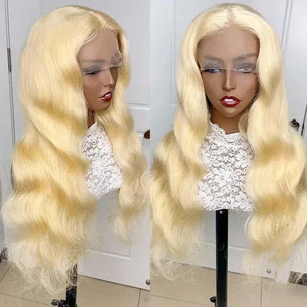 

Blonde 613 Lace Front Wigs Long Body Wave Lace Frontal Wig Natural Wave Lace Wig Middle Part Synthetic Hair for Black Women