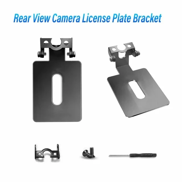Backup Camera Car Rear View Camera License Plate Holder Bracket Mount Universal
