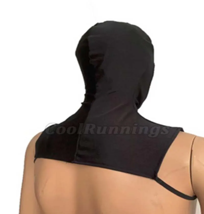 Halloween Fancy Dress Party Spandex Zentai Super Open Face Helmet Under Sentai Inner Hood Cosplay Props