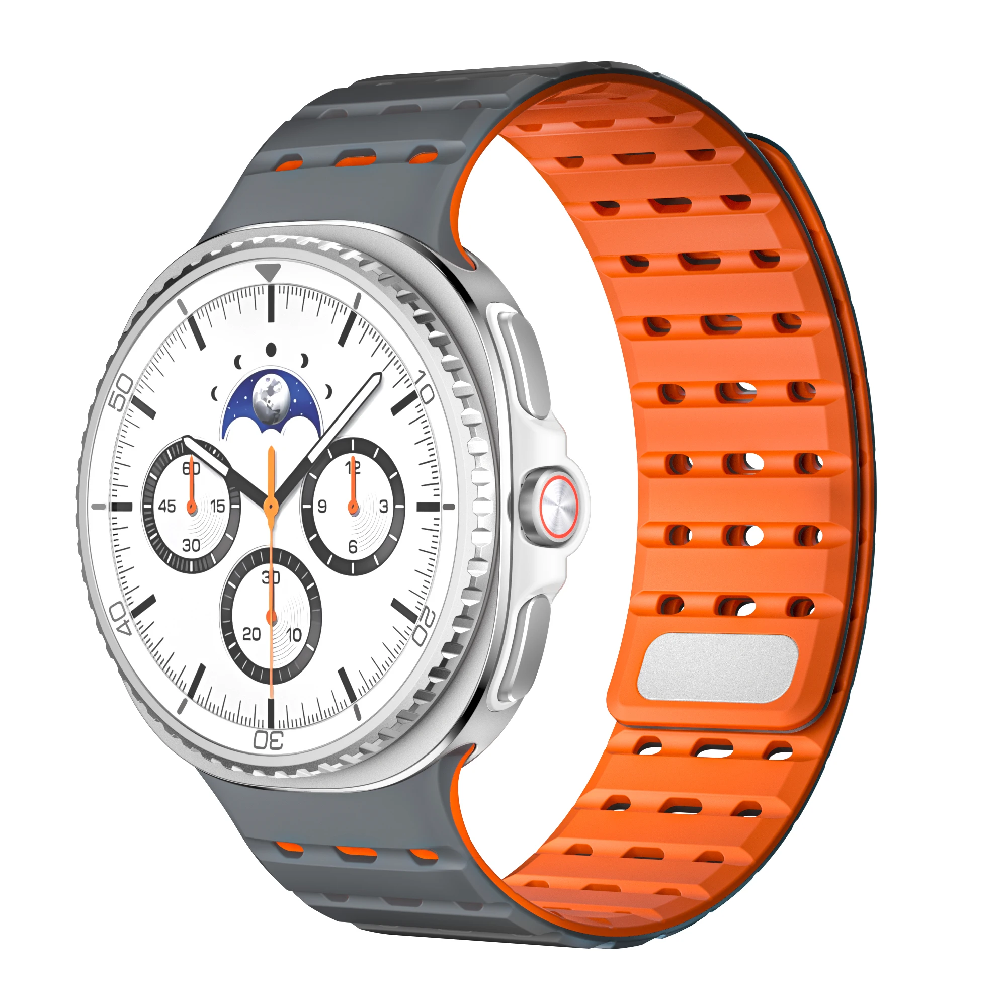Breathable Silicone Magnetic Strap - Sport Band Bracelet Accessory
