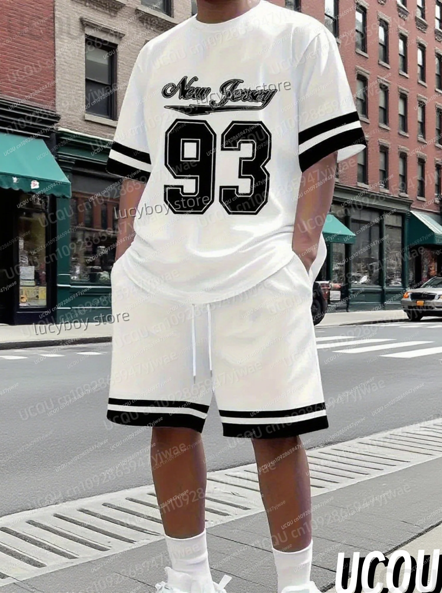 2025 Summer Basketball New York No.93 Print Men's Tracksuit 2