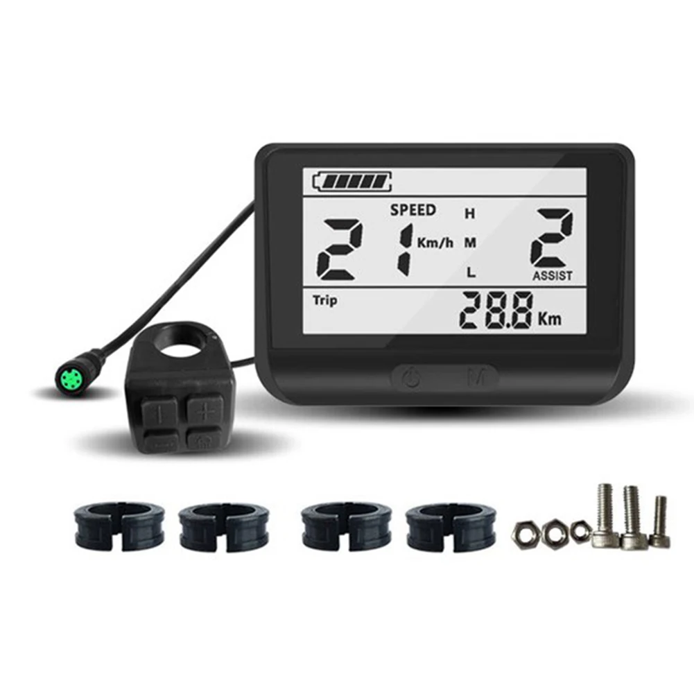 

1pc Canister Stand 24/36/48V EBike 760S LCD Display For BBS01 BBS02 HD Mid-mounted Motor 5PIN Electric Bicycle Components