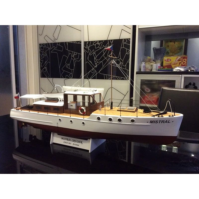 Wooden Yacht Northwest Wind Basswood Kit Assembled Ship Model 4