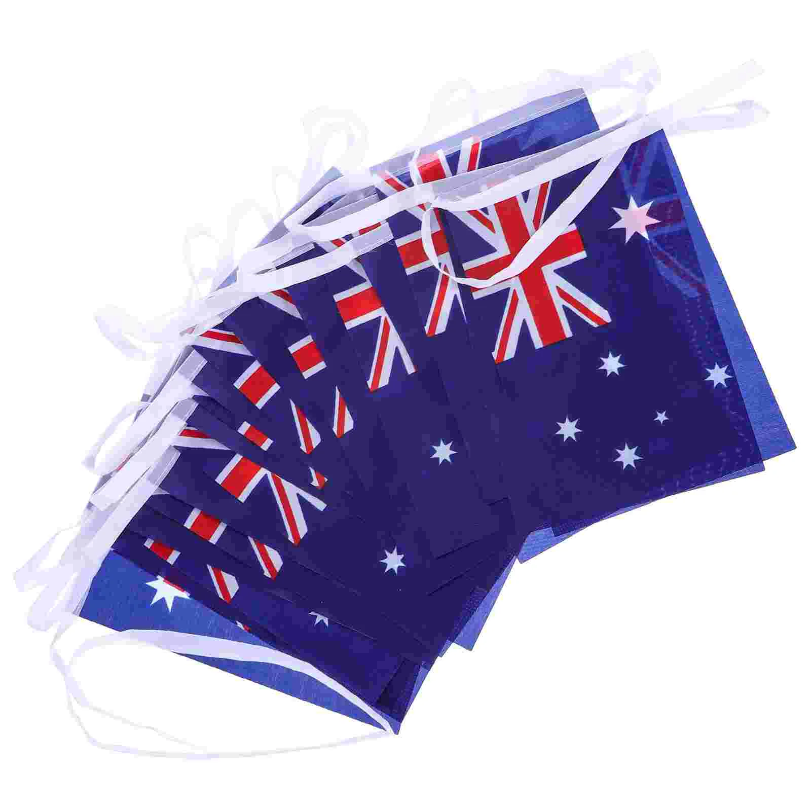 

Household Home Accents Decor National Flags Banner Sign Polyester Party Ornaments