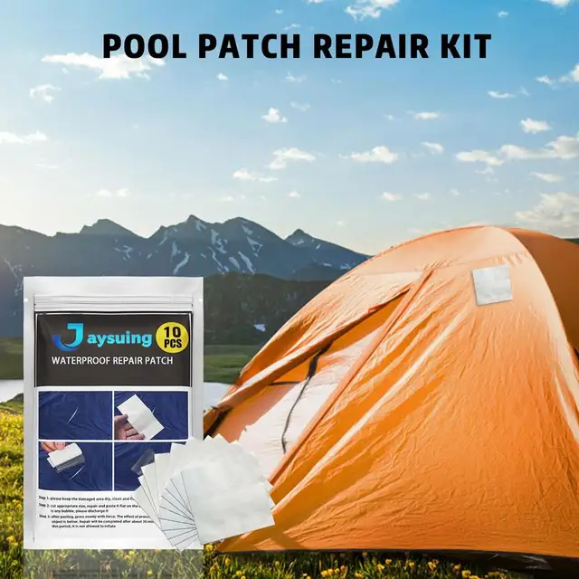 Felfújható Foltjavító Készlet 30Pc Önálló Javító Tapasz A Vízszőnyeg Úszógyűrű Medence Úszó Légágy Nano Ragasztópárnák - Image 2
