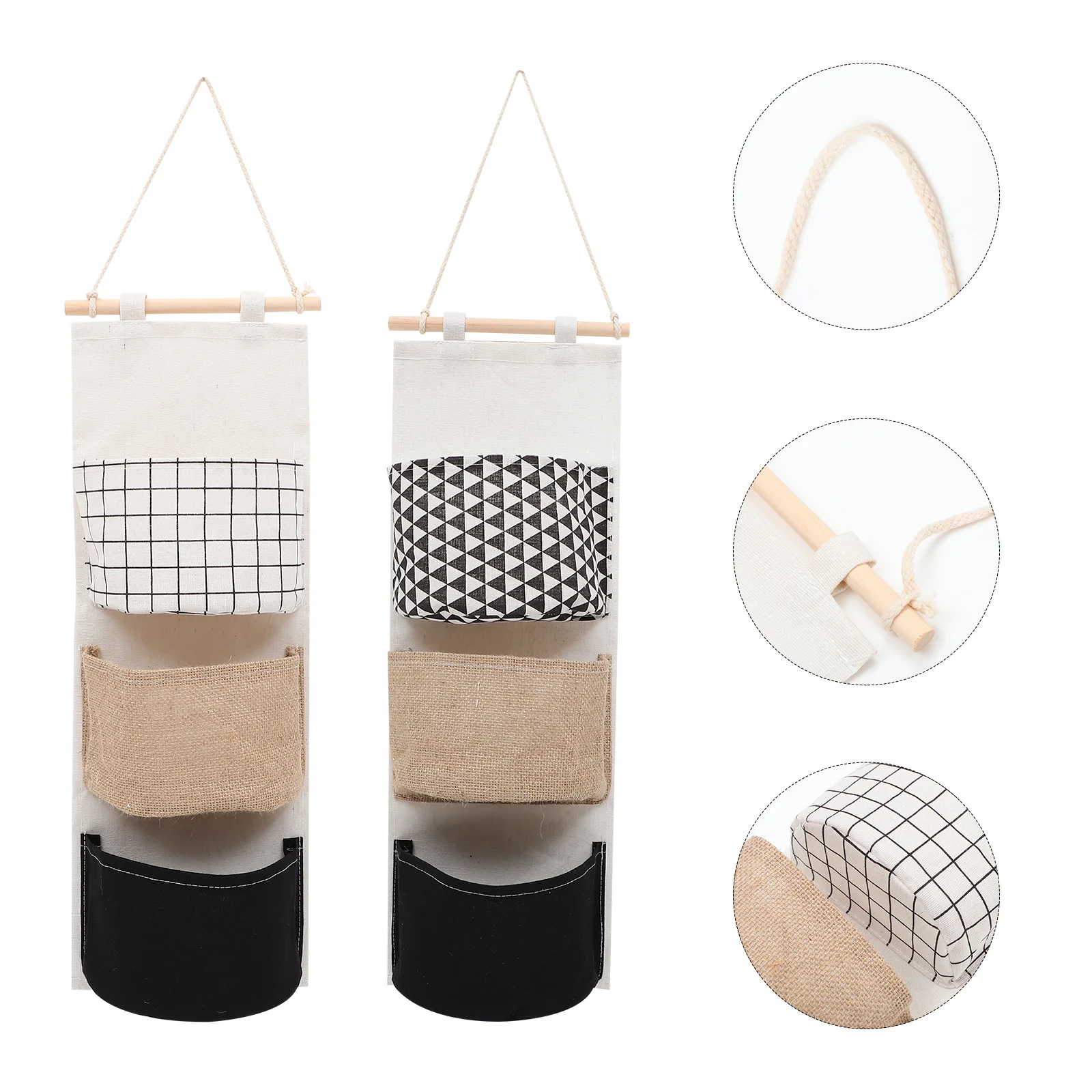 

Wall Mounted Storage Bag Hanging Pouch Baskets Organizing Closet Organizer The Door Wardrobe