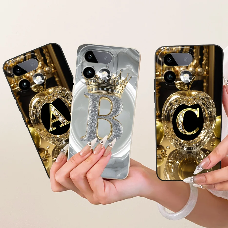 Stylish Soft Silicone Couple Letters Case