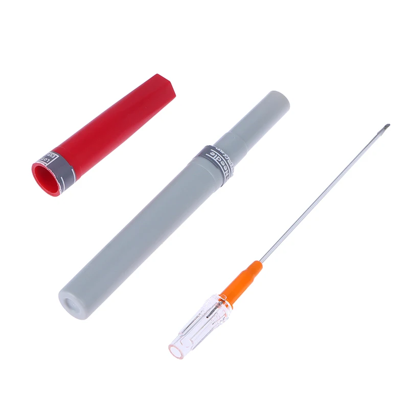 

Rescue Pneumothorax Needle Trauma Medical Ifak Chest Cathether Needlecatheter 14GX3.25in Needle Decompression Edc First Aid Kit