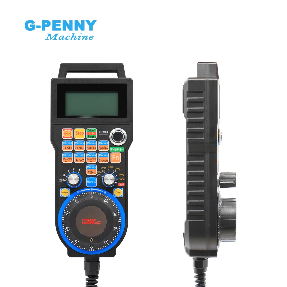 Cnc handwheel XHC 4 Axis / 6 Axis MACH3 USB CNC Handwheel MPG Manual USB wire cable 5 meters for lathe and turning center CNC Engrave machine