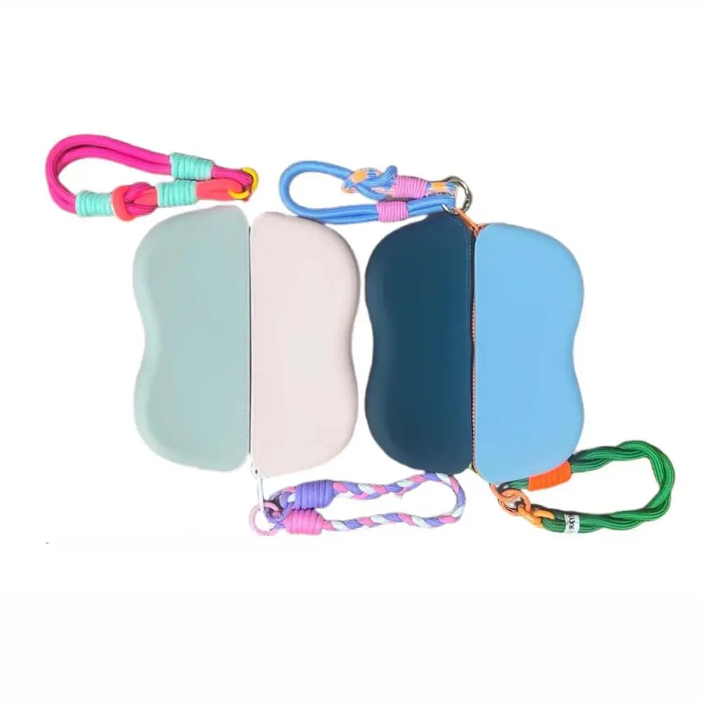 Waterproof Silicone Glasses Bag Portable Dustproof Coin Purse Cosmetic Bag Sunglasses Protective Cover Gifts Hanging Bag