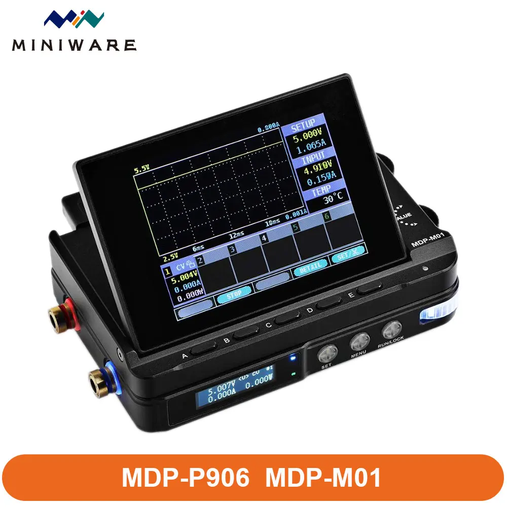 Miniware Digital Power Supply Laboratório Programável Linear Power Ajustável Módulo do Medidor Mdp-p906 30v 5a Output 90w