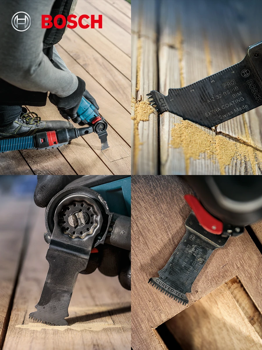 Bosch Starlock Oszillierende Sägeblätter Starlock-Klingen aus Hochkarbon-Stahl Oszillierendes Multifunktionswerkzeug GOP-Serie für Holz- und Metallschnitt – Detail 7