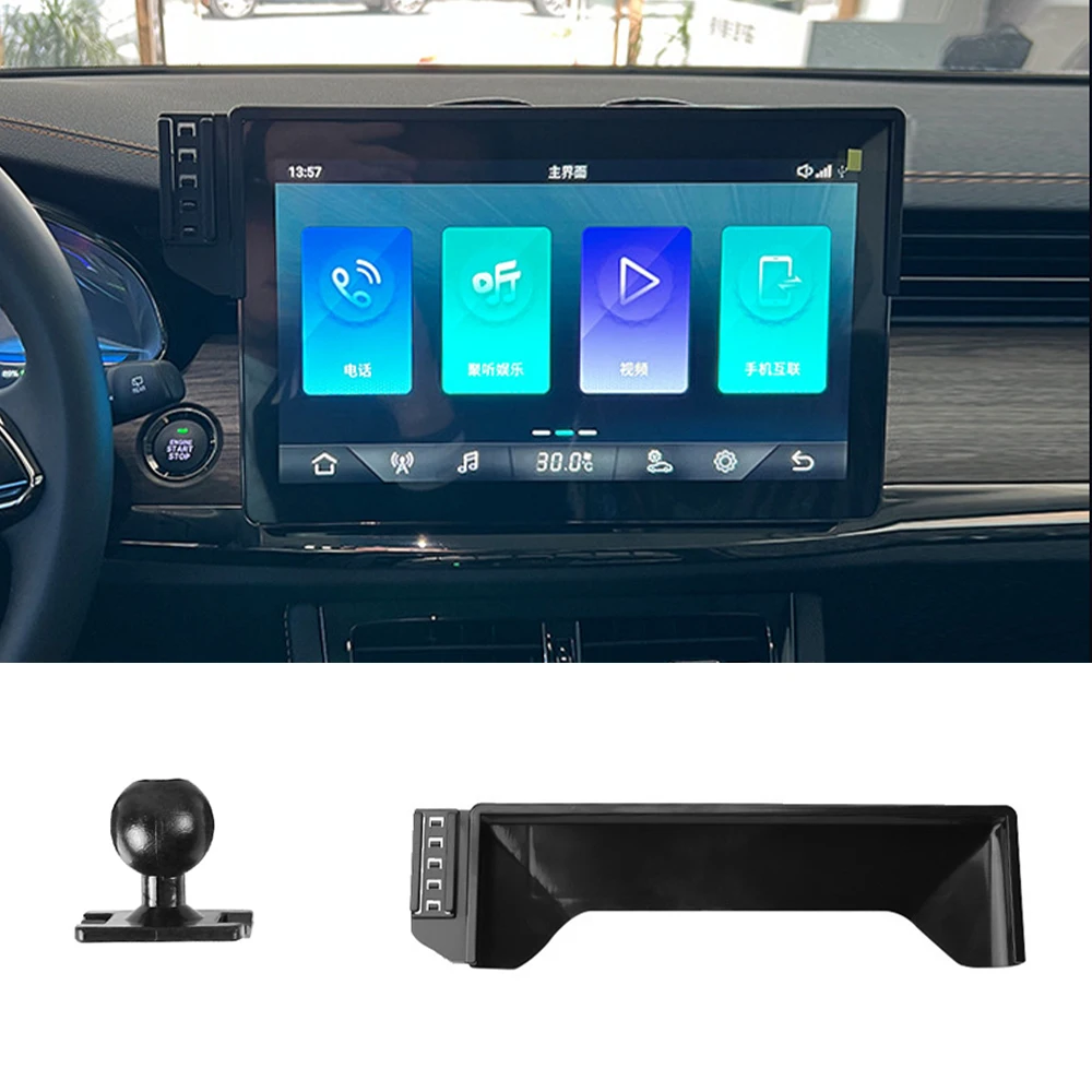 

For Skyworth EV6 Skywell ET5 HT-i 2021 2022 2023 Car Phone Holder Screen Fixed Central Control Navigation Bracket Mobile Stand