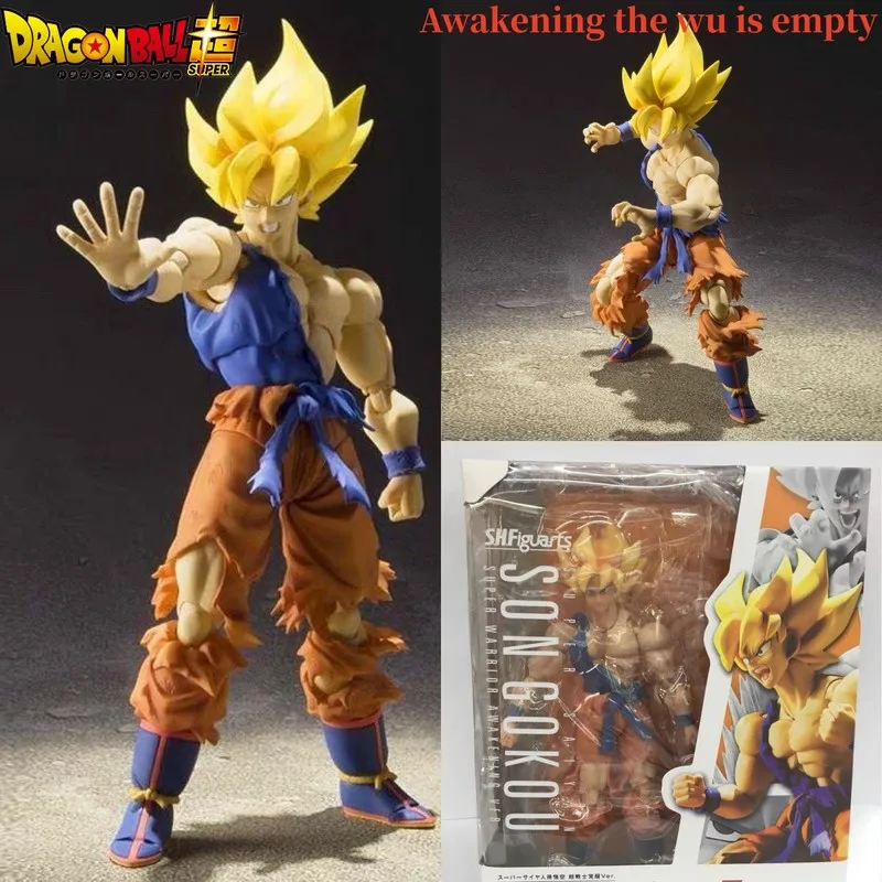 16cm Dragon Ball Super przebudzenie syna Goku ruchoma figurka Shf Anime Super Saiyan Kakarotto zabawki Model Anime prezent na Halloween