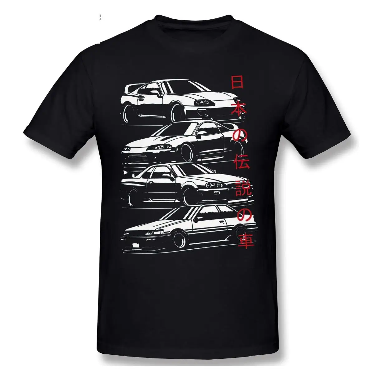 Jdm T Shirts Legends Japanese Car Sportcar Automotive Man Adult Tops