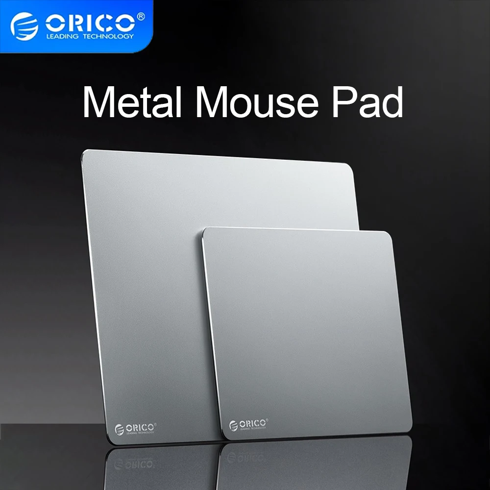 Orico-mouse Pad de Liga de Alumínio Dupla Face à Prova Dágua Ultra-fino Duro Suave para Jogos de Computador Casa e Escritório