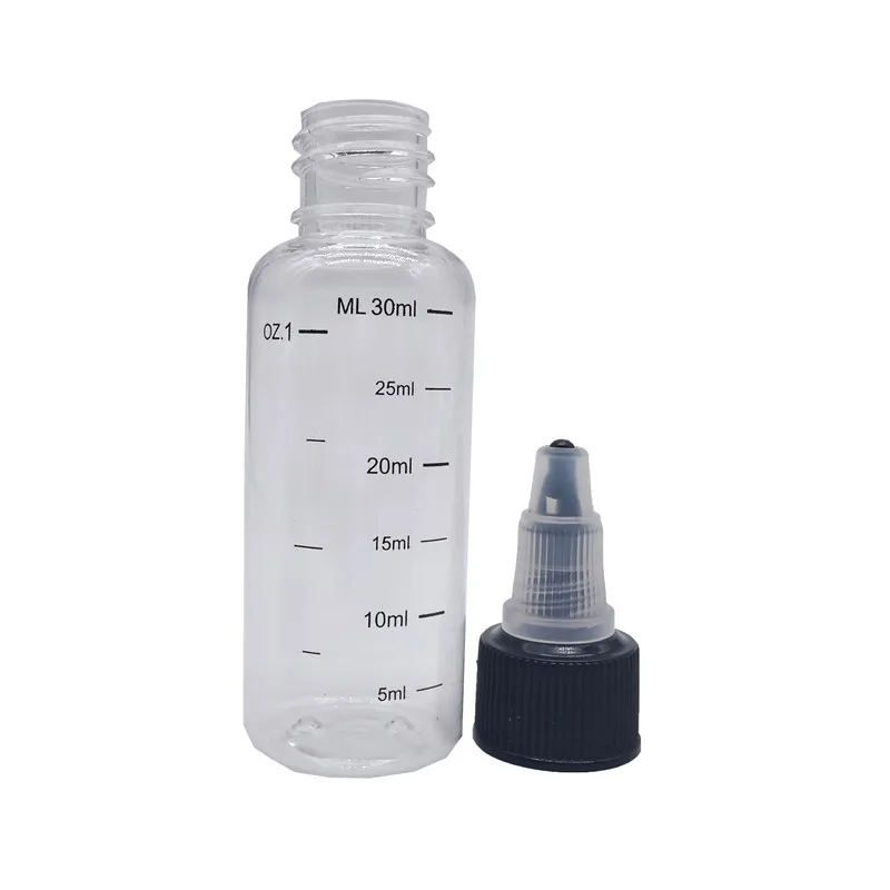 Liquid Subpackage Transparent Bottle lab liquid bottle Graduated Transparent Plastic Bottle Teaching Laboratory Equipment 30ml/50ml/100ml/230ml