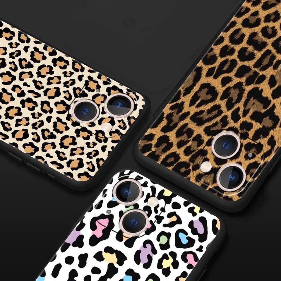 Mephoro Custodia Leopardata Per IPhone 11 – TPU Antiurto, Design Moda, Per Donne E Ragazze, 6,1 Pollici, Colore Marrone
