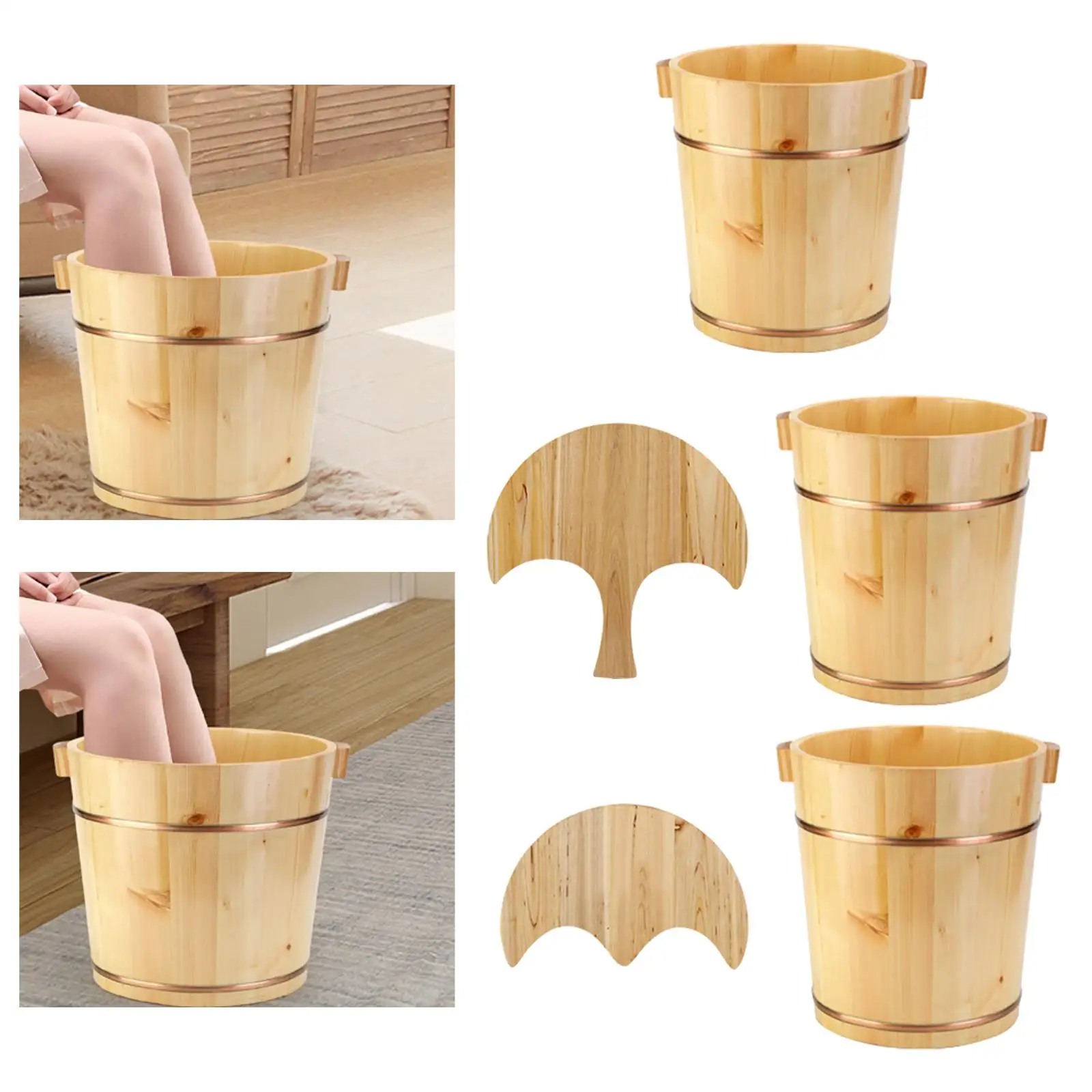 Basin Tub Foot Bath Basin Foot Bath, Comfortable Reusable Barrel Household Pedicure Multipurpose Foot Soak Tub Foot Bucket,