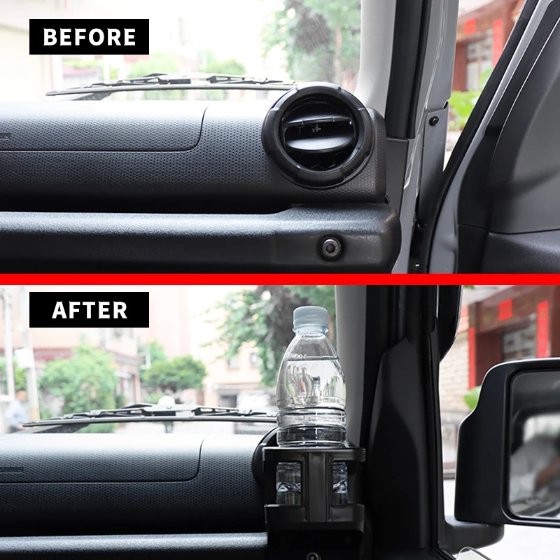 스즈키 짐니 물컵 거치대, JB64 시에라 JB74W JB64W XL 짐니 JC74 2019 2022 2023 2024 음료 컵 거치대 자동차 액세서리