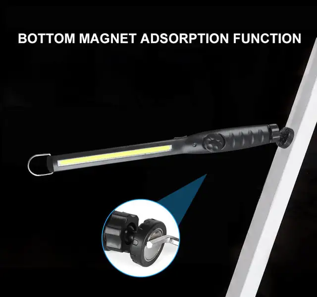 Lampe LED Rechargeable Magnétique - Lampe D'Inspection Et Travail