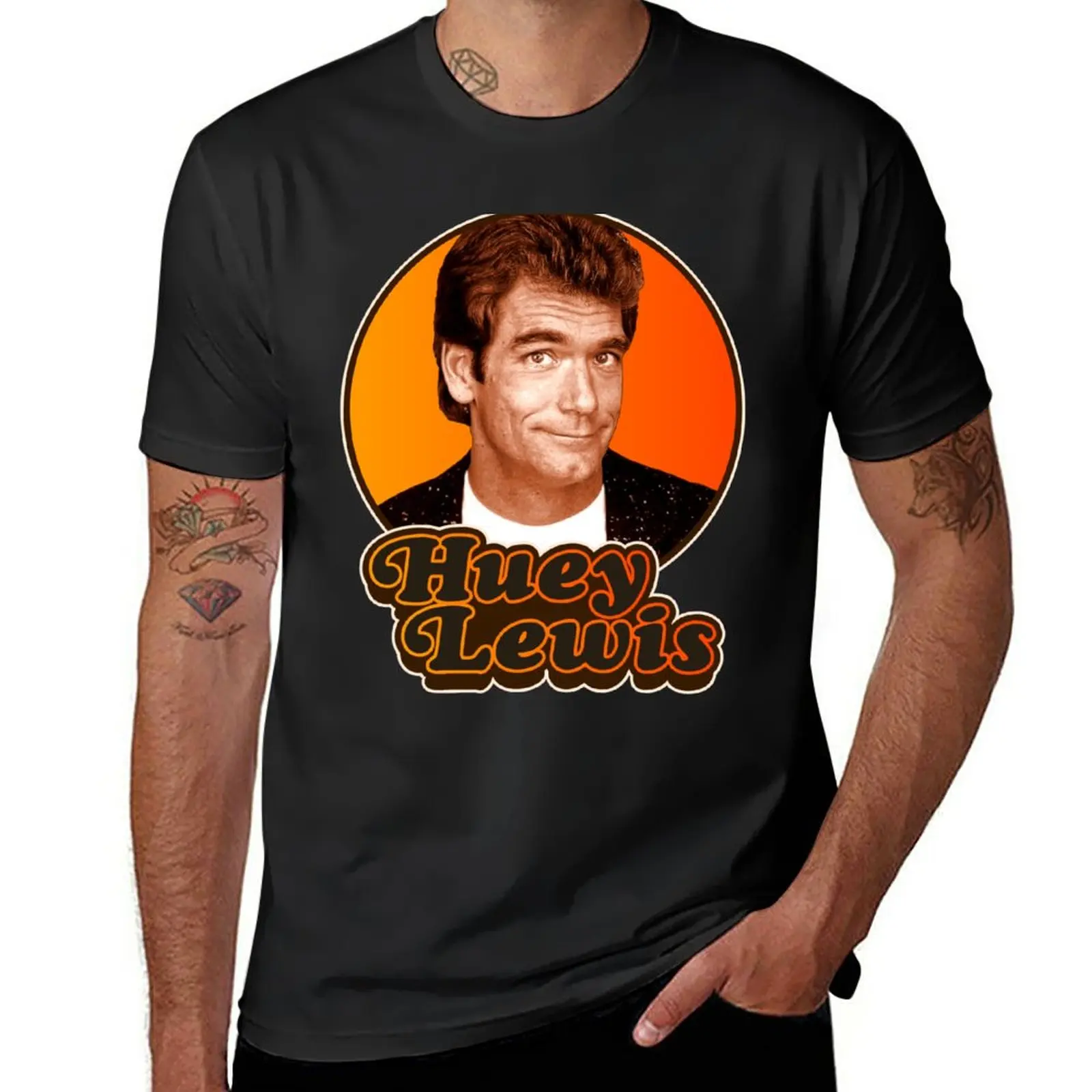 

New Huey Lewis and the News Tribute T-Shirt t shirt man custom t shirt t shirts for men graphic