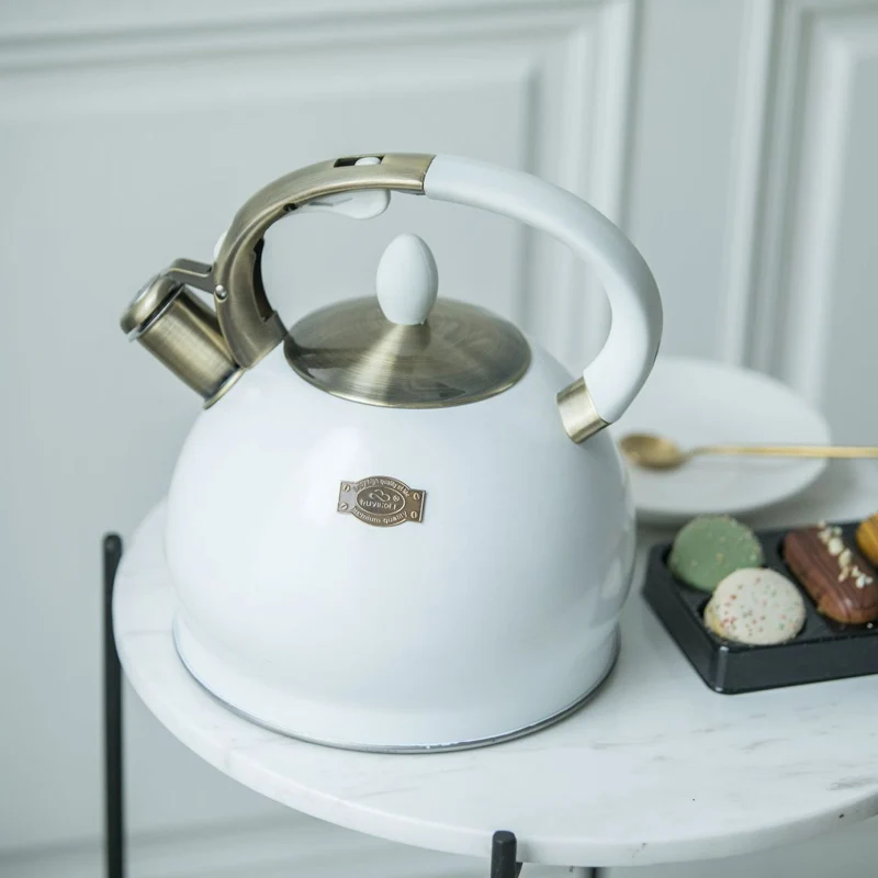 SUSTEAS Stove Top Whistling Tea Kettle-Surgical Stainless Steel